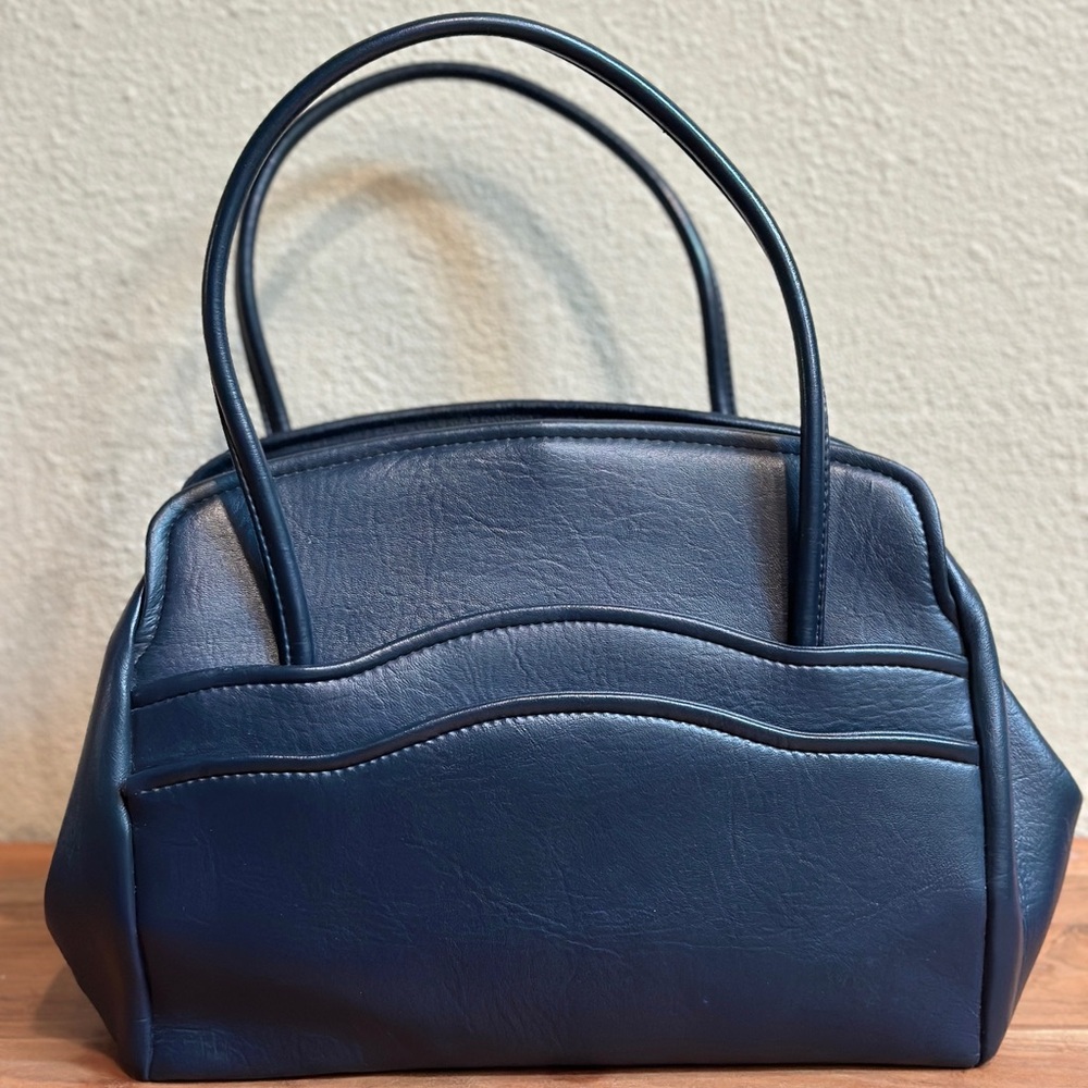 Chic Navy Blue Shoulder Bag